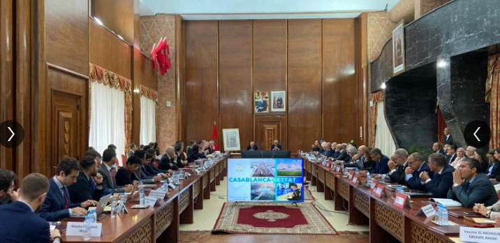 Délégation de MEDEF International en visite à la Région de Casablanca-Settat