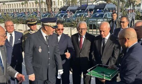 Remise d’un lot de véhicules et de motos à la Gendarmerie Royale, la sûreté Nationale et au CRTS