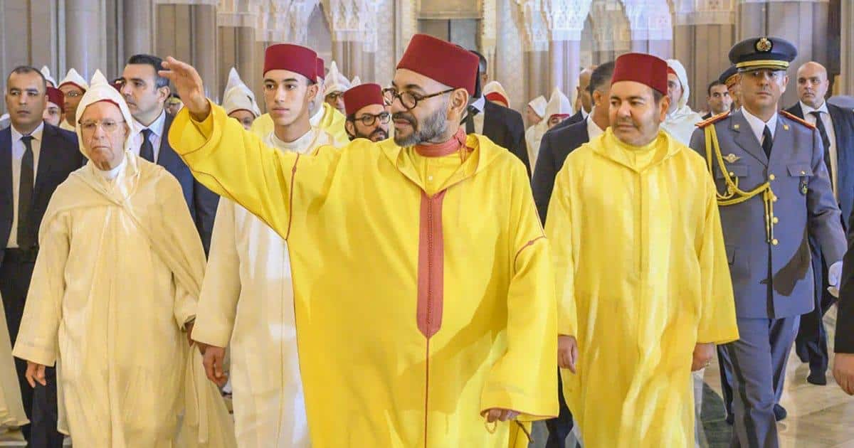 SM le Roi, Amir Al-Mouminine, préside à la mosquée Hassan II à Casablanca une veillée religieuse en commémoration de Laylat Al-Qadr bénie